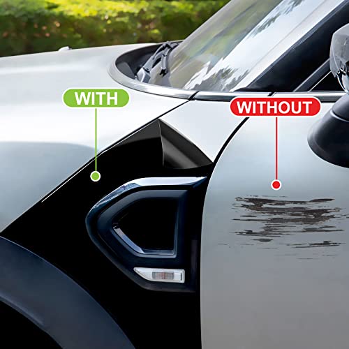 Image of Spurtar Gloss Black Vinyl Wrap for Cars 1ft X 5ft Self-Adhesive Film | Glossy Black Car Wrap, Automotive Vinyl, Black Sticker, for Cars Motorcycle, DIY Detailing Paper, Decal Sheet 30.5 X 152cm