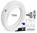 FIABLE Y DURADERO: Seguridad elevada y resistencia de las conexiones rápidas, adecuado para agua potable hasta 40 °C, sabor neutro.