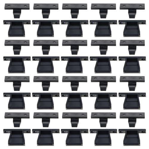 20Pcs Push In Plinth Panel Furniture Connectors Bracket Press Fit Panel Clip For Kitchen Cabinets Wardrobe Bed Table