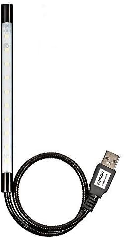 Fsmart Usb Led Light, Flexible Stick Dimmable 10 Led Computer Keyboard Reading Night Light