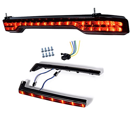 Astra Depot Set Smoke Lens LED Turn Signal Brake Tail Lamp Tour Pak Accent Side Marker Light Compatible For 2014-2023 Harley FLHTCU FLHTCUL FLHTK FLHTKL FLTRU FLHTCUTG