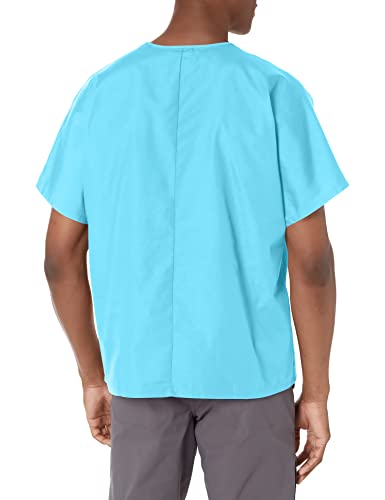Image of Cherokee Scrubs for Women and Men Unisex V-Neck Tunic Nursing Scrub Top with Chest Pocket, Tuckable Durable Fabric - 4777 | 1 Chest Pocket For Essentials, Traditional Fit, Durable Construction, Comfortable Knit Details, Easy Care, Tuckable Style
