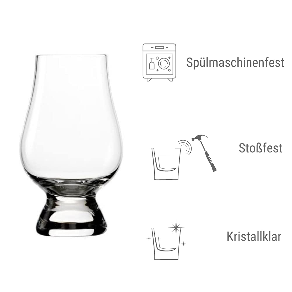 Stölzle Lausitz - 4 pc. cata de glencairn Set con 3 Vasos y holzb.