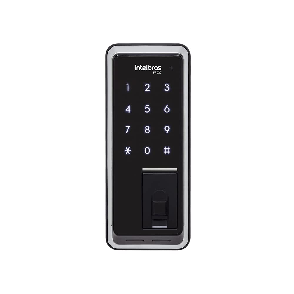 Fechadura Digital Para Portas de Correr FR 210 Preto Intelbras