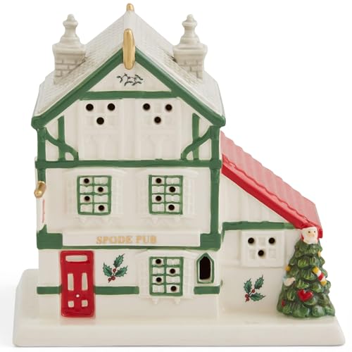 Spode Christmas Tree Miniature Figural LED Lighted Ceramic Dolomite Christmas Collectible Review: A Detailed Look at the Public House Design