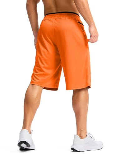 Image of G Gradual Men's Long Basketball Gym Shorts 9 inch /11 inch with Pockets