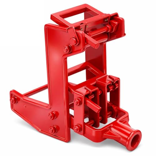 1 Pack Wall Jacks for Framing, 1000 LB Heavy Duty Wall Lifting Jacks, Portable Cast Iron Construction Jacks for Wall Beams, Floors & Decks (Fits 1-1/2\"x3-1/2 Fir Poles & 1\" OD Steel Pipe)