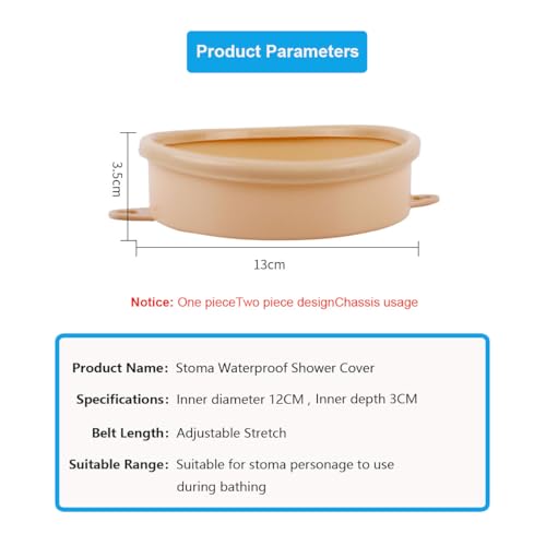 YEYSXSY Ostomy Bag Covers Waterproof Ostomy Shower Cover Colostomy Bags for Ileostomy Care