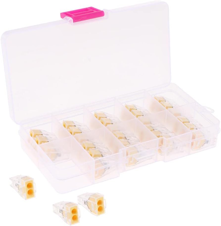 Vse-102ah Universal Cable Connector 400V Clear Plug-in 4 Conductors 30 / Box
