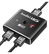 avedio links HDMI Splitter Switch, 4K@120Hz Bidirektional HDMI Switch Splitter 1 in 2 Out/2 in 1 ...