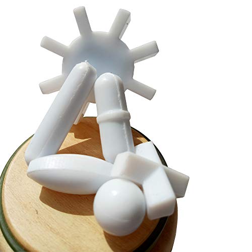 Magnetic Stirrer Stir Bars Mixer Stiring Rod : 6 Shapes + Magnetic Retriever