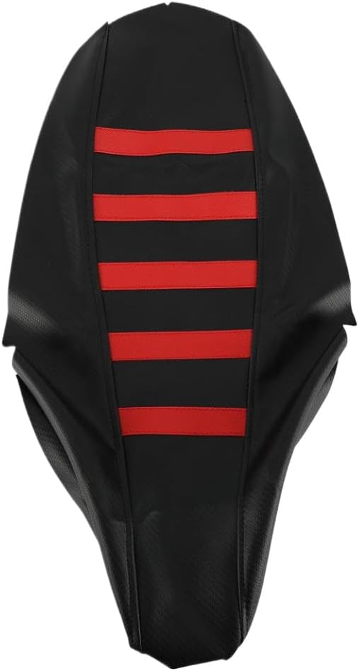 Seat Cover Motorcycle Gripper Soft Saddle Cover Waterproof Protector Compatible with CRF110F CRF125F CRF 110F 125F Pit Bike(RED)