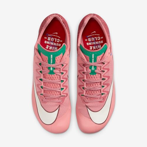 Nike Rival Sprint Track & Field Sprinting Spikes (HQ2061-600, Red Stardust/Stadium Green/University Red)4