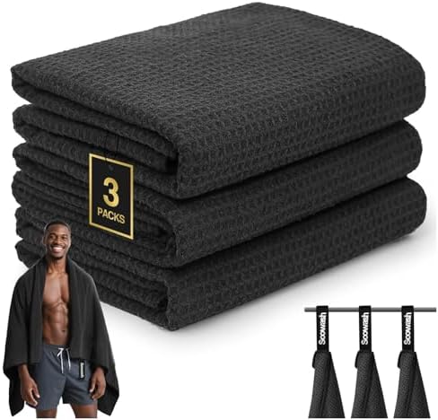 Microfiber Sweat Towel Quick Dry Lightweight Absorbent 3 Pack，Fas...
