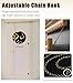 Picture Rail Hanging System Wall Picture Rail Hangers Brass Rod, 50/80/95/120/145/150/160/180/220 Cm Artwork Gallery Hanging Track Gold Chains, Metal Museum Photos Display Shelf(50cm/19.6in/1.6ft)