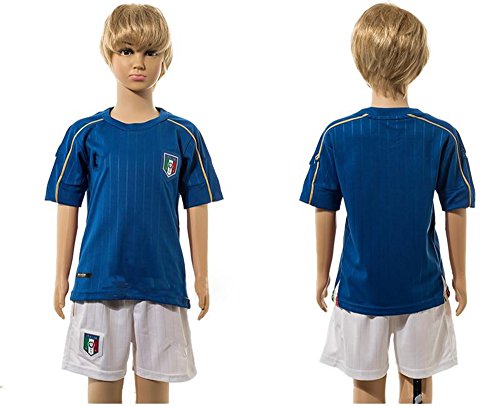 Maillot Italie Enfant Bleu pour Football et Soccer Saisons 2016 2017 Coupe Petit