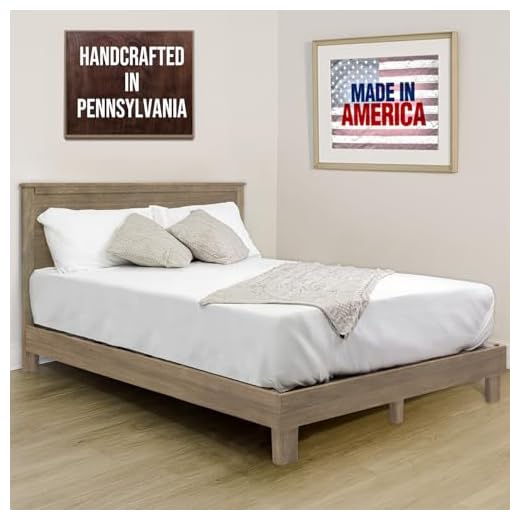 Handcrafted Solid Hardwood Bed Frame