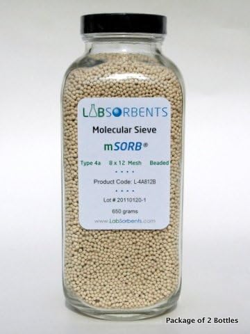 Molecular Sieve mSORB 4A 8x12 Mesh Bead, 650 g, 2-pack