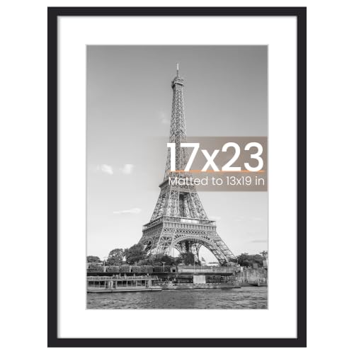 Image of upsimples 17x23 Picture Frame, Wall Decor Poster Frames, Black 1 Pack