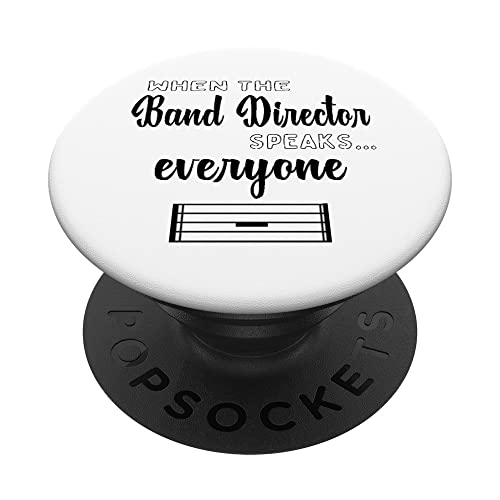 Funny Band Director Music Teacher Appreciation PopSockets PopGrip Intercambiable