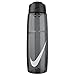 Nike T1 Flow Swoosh Water Bottle (32oz, Anthracite/White)