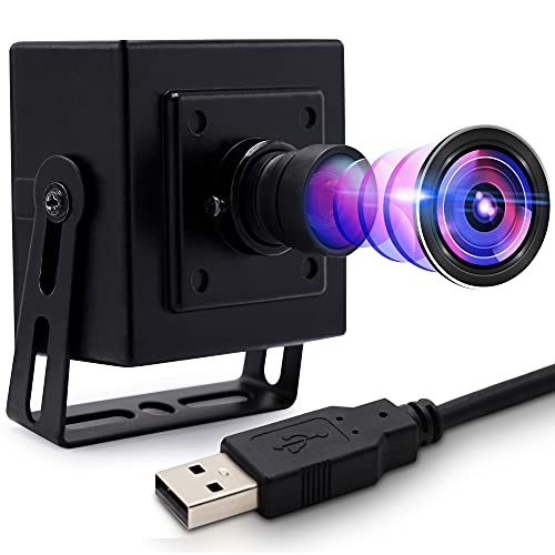 Flash Deals - 40% OFF USB Camera Full HD 1080P USB Webcam Mini Camera,2MP High Frame Rate@100fps USB with Cameras,Wide Angle 180 Degree Fisheye Lens Camera USB,OV2710,Plug&Play,USB Cameras with UVC for Windows,Android,Mac