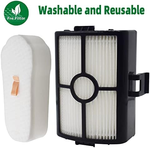 Fre.Filtor Replacement Filter Kit for Shark HZ500 HZ500UK HZ500UKT Anti Hair Wrap Corded Stick Vacuum Cleaner-1 HEPA Filters, 3 Foam & Felt Filters