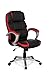 MyBuero chaise de bureau GAMING PRO BY 100 simili cuir noir / rouge 722130
