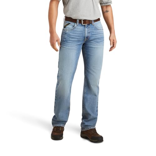 Image of Ariat Men's Rebar M5 Straight Durastretch Edge Stackable Straight Leg Jean