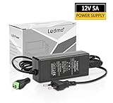 tira led transformador:entrada 100-240V AC 0.6A, 50Hz-60Hz, enchufe común de la UE, fácil de usar