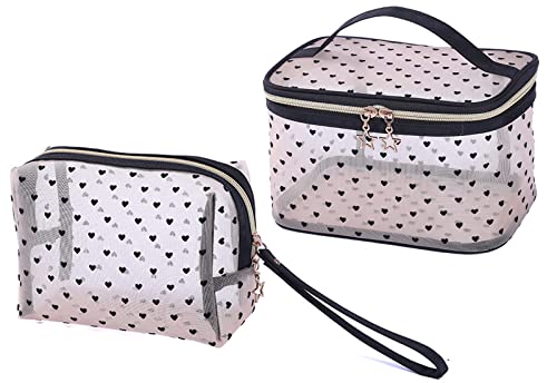 NOVAGO-Lot de 2 Trousses/Pochettes/Mini Vanity Toilette Maquillage cosmétique