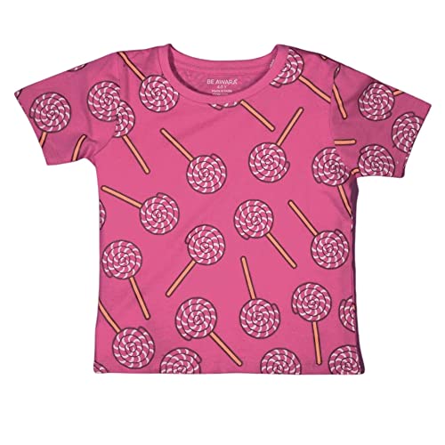 Image of Be Awara Kids Printed Half Sleeves T-shirt & Shorts Clothing Sets, 100% Cotton Soft Unisex Cord Set, Comfortable Wear for Kids With Cool Prints, Everyday Casual Wear for Boys & Girls