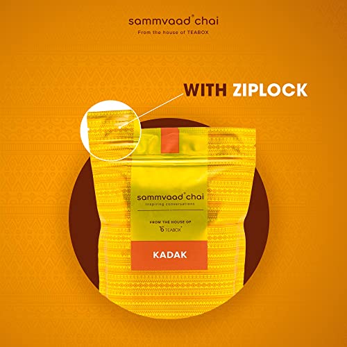 Image of Sammvaad Kadak Chai 1000 G Chai I Your Everyday Cup Kadak With High Grade CTC From The Hills Of Assam and Dooars | Crafted For Togetherness