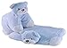 Tris&Ton Cojín bebé Peluche osito infantil bebé niño niña, oso cojín peluche suave felpa modelo Azul (Trisyton)