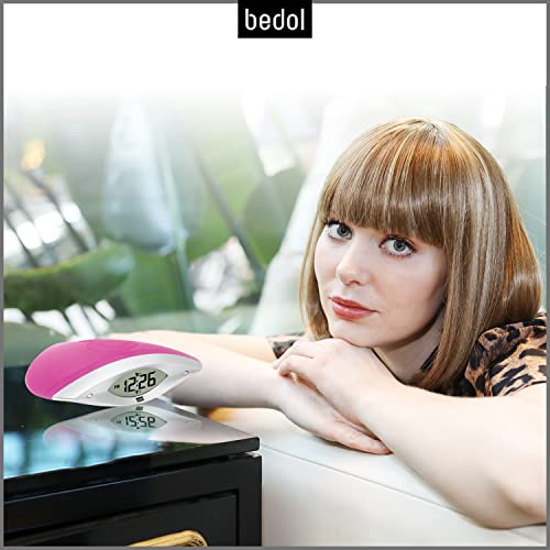 Bedol – Recyclable & Eco-Friendly Water Clock – Alarm Clock Without Batteries Or Electricity – Clock For Bedroom – Easy To Set Modern Clock – Clocks With Fun Design – Water Powered Clock #TOP1