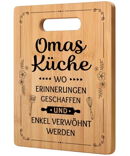 Oma Geschenk Geschenke für Oma Bambus Schneidebrett Oma Geschenk Geburtstag Küchengeschenke für Oma Beste Oma Geschenk Großmutter Weihnachtsgeschenke Muttertagsgeschenk