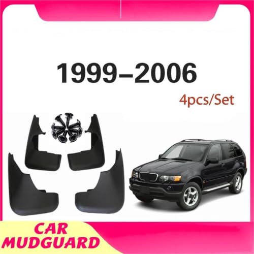Bavettes pour X5 E53 1999-2006 garde-boue extérieurs de protection