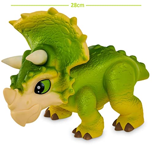 Pupee Dinossauro Jurassic World Triceratops (verde)