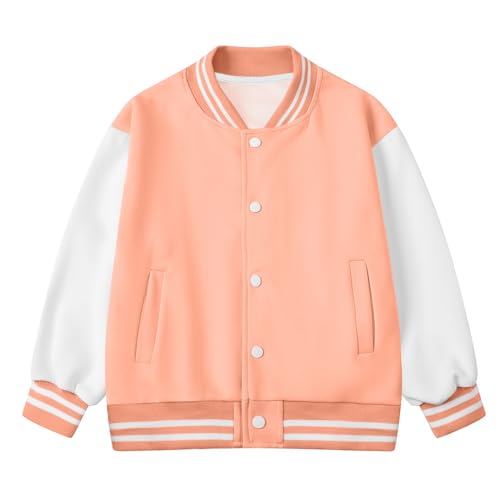 Image of ARTMINE Kids Baseball Jackets Casual Varsity Jacket School Bomber Jackets