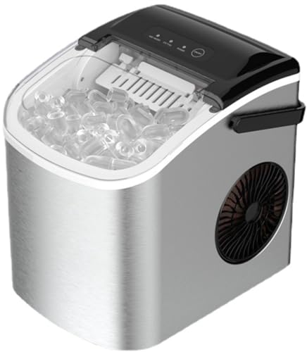 Fabricadora de hielo mini GOYOJO 110V diseño acero inoxidable miniatura 1