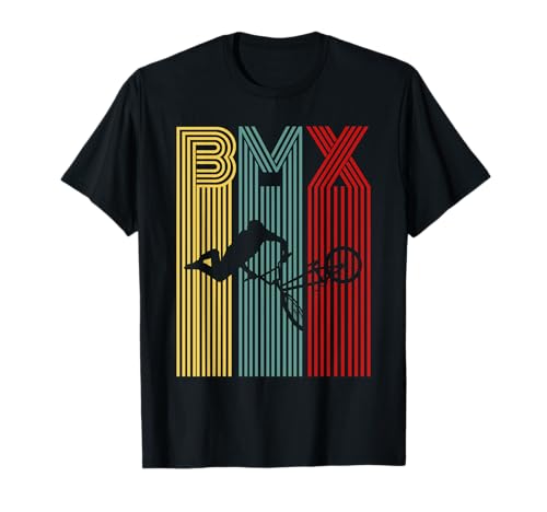 BMX Rider Bike Retro Vintage Bicycle Stunt Racing Gift Idea T-Shirt