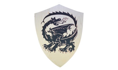 Preisvergleich Produktbild Holzspielerei Schild groß Drache Natur