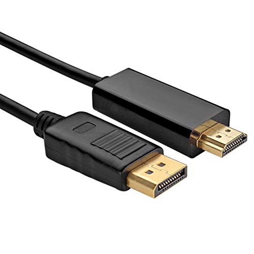 AL-4318 DisplayPort - HDMI Dönüştürücü Adaptör Kablosu, Siyah, 1.8 Metre