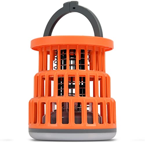 ASAB Outdoor Mosquito Zapper | Mosquito Killer LED Lamp | Rechargeable Buzz Fly Catcher | Portable | Ideal For Garden, Campsite, Outdoor Patio | Hanging Mosquito Zapper | 24-Hour Battery Time