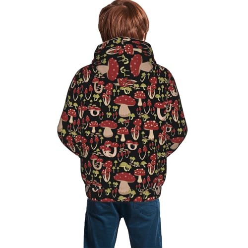 Mushroom Kid Hoodies Boys Sweatshirts Girls Pullover with Pocket4