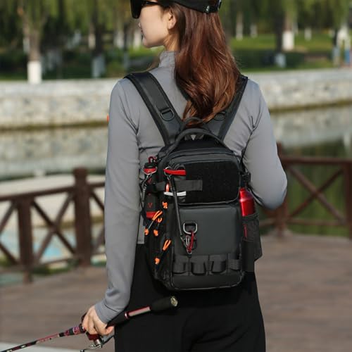 Mochila de pesca compacta que soluciona el desorden de herramientas en camping 2