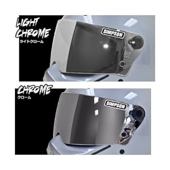 SIMPSON M30 F1 セナ仕様　新品ミラーシールド SIMPSON M30 F1 セナ仕様 新品ミラーシールド SIMPSON（バイク