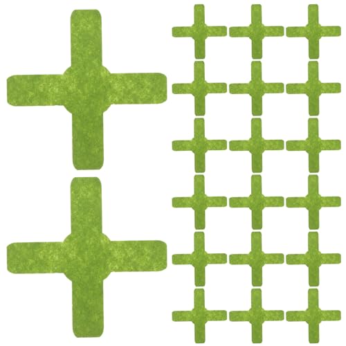 NUOBESTY 100 Separadores de Tazas de Fieltro Anticolisión, Protectores de Copa Aislantes, 100 Piezas en Color Verde Militar, para Organizar y Proteger Vajillas en Armarios de Cocina
