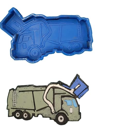 Garbage Truck - Silicone Freshie Mold -