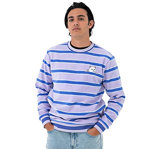 RIPNDIP Sweatshirt Peeking Nermal Brushed Fleece (Lavender) L Cover